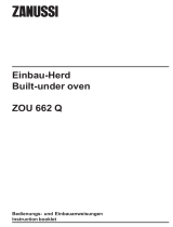 Zanussi ZOU662QW User manual
