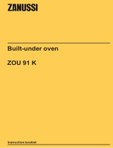 Zanussi ZOU91KX User manual
