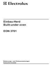 Electrolux EON3701W User manual