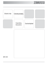 Zanussi ZES63X User manual