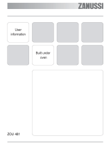 Zanussi ZOU481N User manual