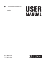 Zanussi ZCK18307XA User manual