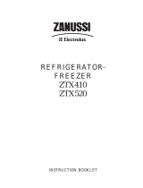Zanussi - Electrolux ZTX410W User manual