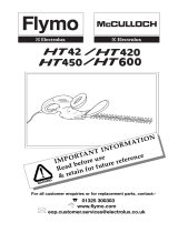 Flymo HT600 User manual