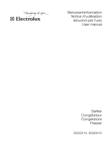 Electrolux SG30010 User manual