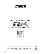 Zanussi ZCF 310 User manual