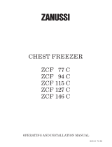 Zanussi ZCF146C User manual