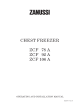 Zanussi ZCF92A User manual