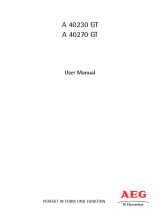 AEG A40270GT User manual