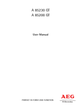 AEG A85230GT User manual