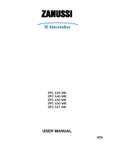 Zanussi-Electrolux ZFC 350 WB User manual