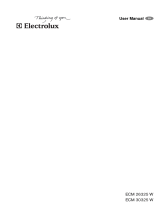 Electrolux ECM30325W User manual