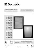 Dometic RM7270 User manual