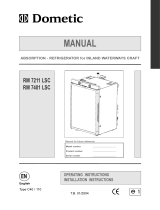 Dometic RM7211LSC User manual