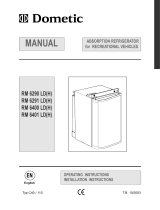 Dometic RM6290LDH User manual