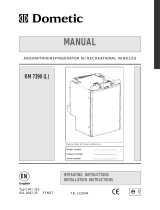 Dometic RM7390 User manual