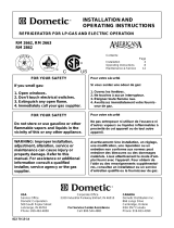 Dometic RM2862 User manual