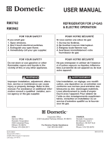 Dometic RM 3762 User manual