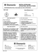 Dometic NDR1402 User manual