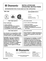 Dometic NDR1062 User manual