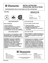 Dometic RM2351 User manual