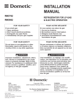 Dometic RM3762 User manual