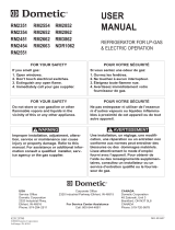 Dometic RM3862 User manual