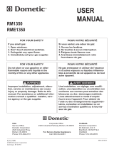 Dometic RM1350 User manual