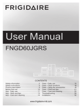 Frigidaire FNGD60JGRS User manual