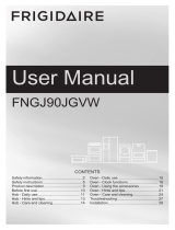Frigidaire FNGJ90JGVW User manual