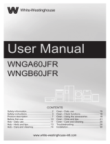 White Westinghouse WNGA60JFRW User manual