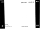 AEG Micromat125M User manual
