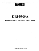 Zanussi DRi49/3A User manual