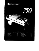 Electrolux D750 User manual