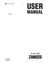 Zanussi ZFU628WO1 User manual