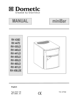 Dometic RH461LDG User manual
