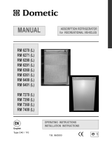 Dometic RM 7270 User manual