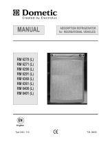 Dometic RM6270 User manual