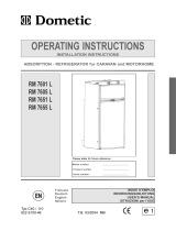 Dometic RM7655L User manual