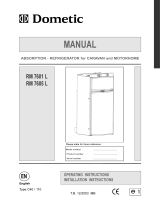 Dometic RM7605L User manual