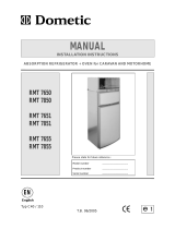 Dometic RMT7655L User manual