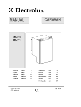 Dometic RM4270L User manual