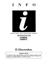 Electrolux EA0601C User manual
