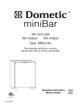 Dometic RH449 User manual