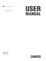 Zanussi ZRB227WO User manual