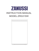 Zanussi ZRG31SW User manual