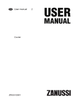 Zanussi ZRG310W1 User manual