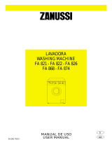 Zanussi FA821 User manual