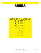 Zanussi FJS1025W User manual