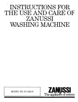 Zanussi FJ1023/A User manual